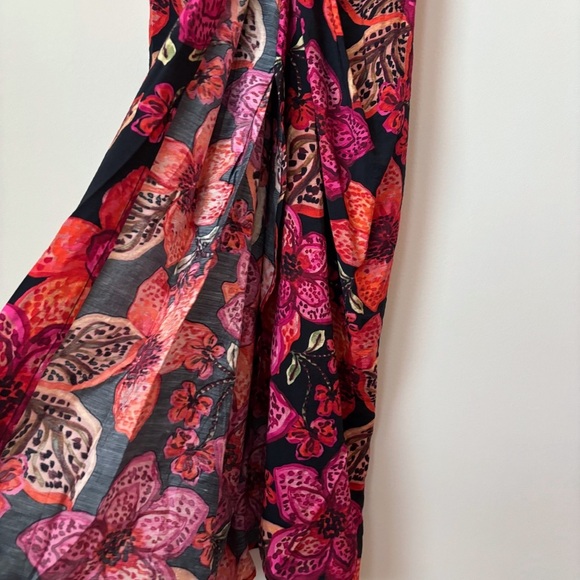 Dress Forum Mariah Floral Midi Dress Medium Sunset Botanic NEW NWT - Picture 4 of 12